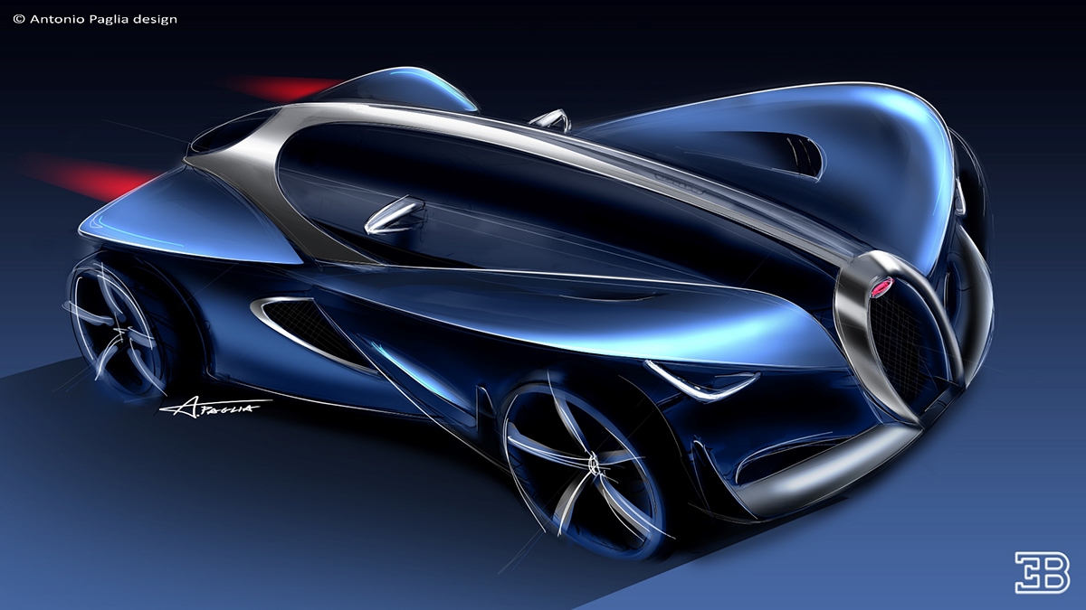 Bugatti Chiel，Dream，automobile，conceptual design，flight，